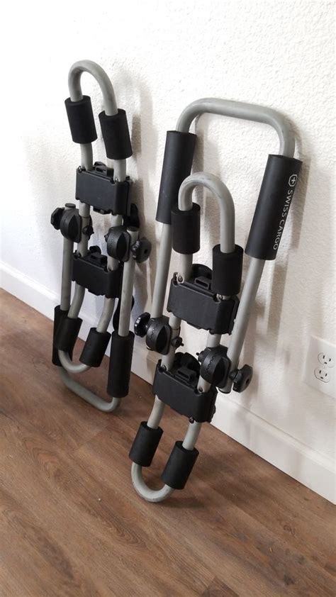 They come with straps for each rack that are easy to use. . Swiss cargo kayak rack